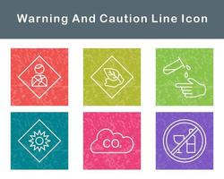 Warning And Caution Vector Icon Set