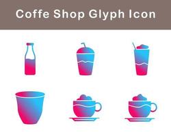 Coffe Shop Vector Icon Set