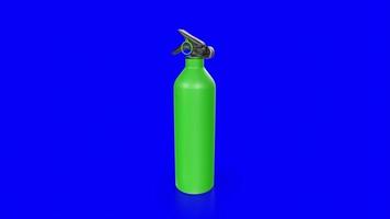 fire extinguisher isolated on background video