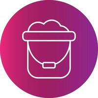 Bucket Creative Icon vector