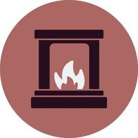 Fireplace Vector Icon