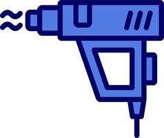 calor pistola vector icono