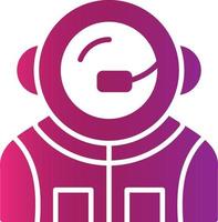 Astronaut Creative Icon Design vector