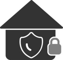 Home Secured Vector Icon