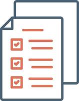 icono de vector de examen