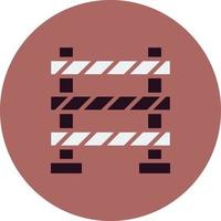 Road Block Vector Icon