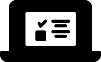 Online Survey Vector Icon