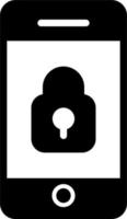 Mobile Security Vector Icon