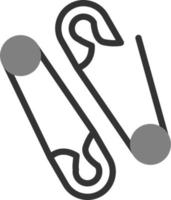 Safety Pin Vector Icon