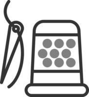 Thimble Vector Icon