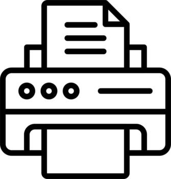 Printer Vector Icon