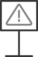 Danger Sign Vector Icon