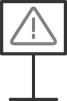 Danger Sign Vector Icon