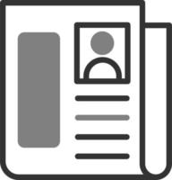 Newspaper Vector Icon