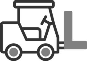 Forklift Vector Icon