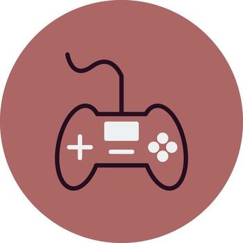 icono de vector de controlador de juego