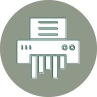 Paper Shredder Vector Icon