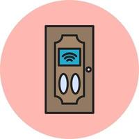 Smart Door Vector Icon