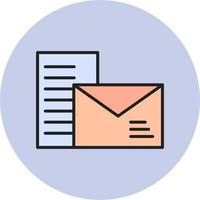 icono de vector de correo