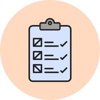 Checklist Vector Icon