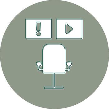 datos supervisión vector icono