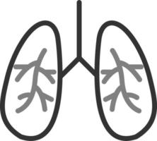 Lungs Vector Icon