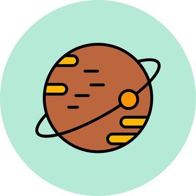 Planet Vector Icon