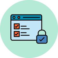 Secure Data Vector Icon