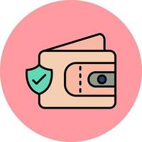 Wallet Secure Vector Icon