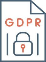 GDPR Vector Icon