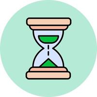 icono de vector de reloj de arena