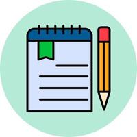 Note Book Vector Icon