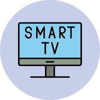 icono de vector de smart tv