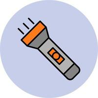 Flashlight Vector Icon