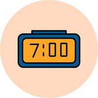 Digital Clock Vector Icon