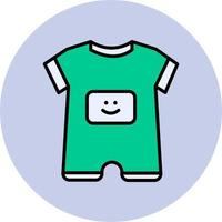 Baby Boy Outfit Vector Icon