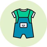 Dungarees Vector Icon