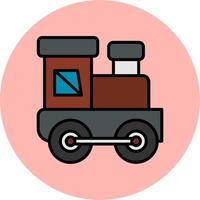 bebé tren vector icono