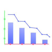 bedrijf verkoop diagram icoon png