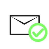 Mail or envelope icon png