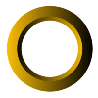 golden Ring Rahmen Symbol png