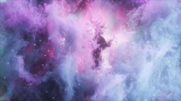 färgrik nebulosa Plats bakrund video