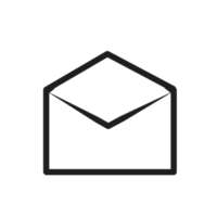 Mail or envelope icon png