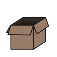 Paket Karton Symbol png