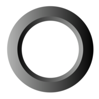 einfarbig Ring Rahmen Symbol png