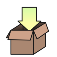 package cardboard icon png