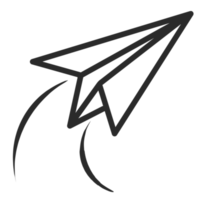 paper plane icon png