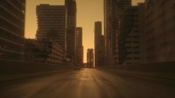 Publier apocalyptique ville avec caméra secouer mouvement video