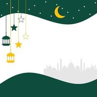 eid saludo tarjeta, Ramadán gráfico diseño vector ilustración antecedentes moderno plano elegante islámico, Perfecto para ninguna enviar modelo o bandera necesitar y otro gráfico relacionado bienes