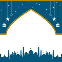 Eid greeting card, ramadan graphic design vector illustration background Modern Flat Elegant Islamic, perfect for any post template or banner need and other Graphic Related Assets